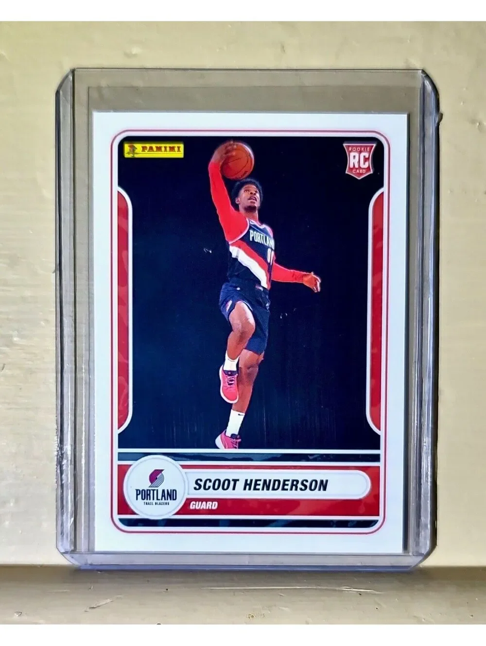 Scoot Henderson 2023-24 Panini NBA Basketball #98 Rookie Card Trail Blazers